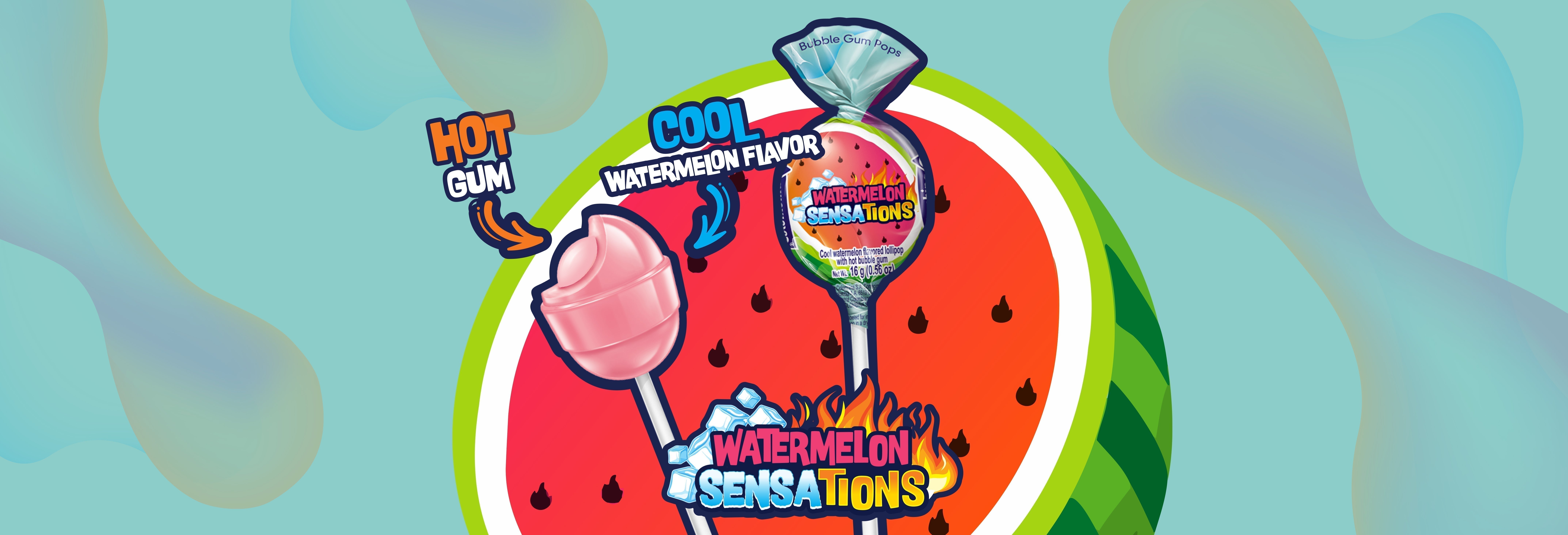 Bon Bon Bum Sensations: The Coolest-Hottest Watermelon Pop – Colombina