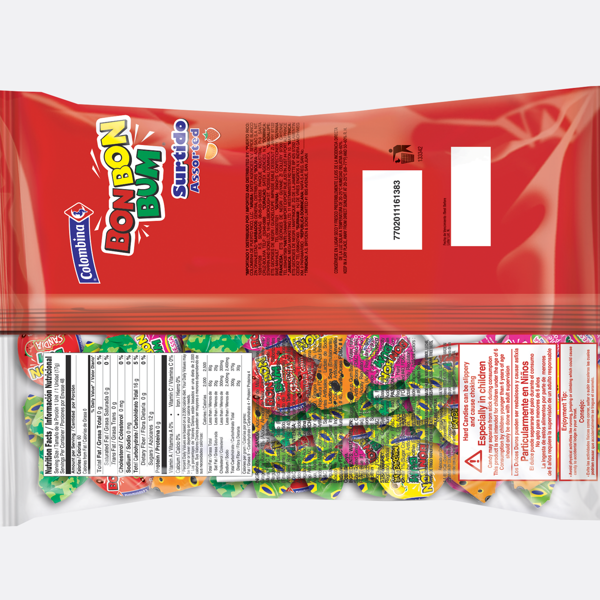 Bon Bon Bum Assorted 48 Ct - Colombina