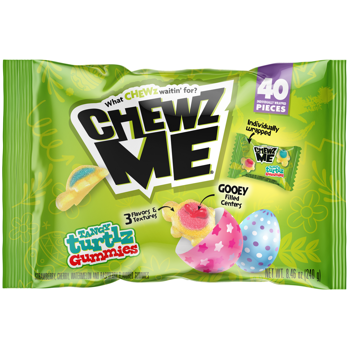 ChewzMe Tangy Turtlz Gummies 8.46oz – Colombina ChewzMe Tangy Turtlz Gummies 8.46oz – Colombina