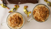 Father's Day Dalgona Coffee: Whipped coffee with Coffee Crystals over milk.