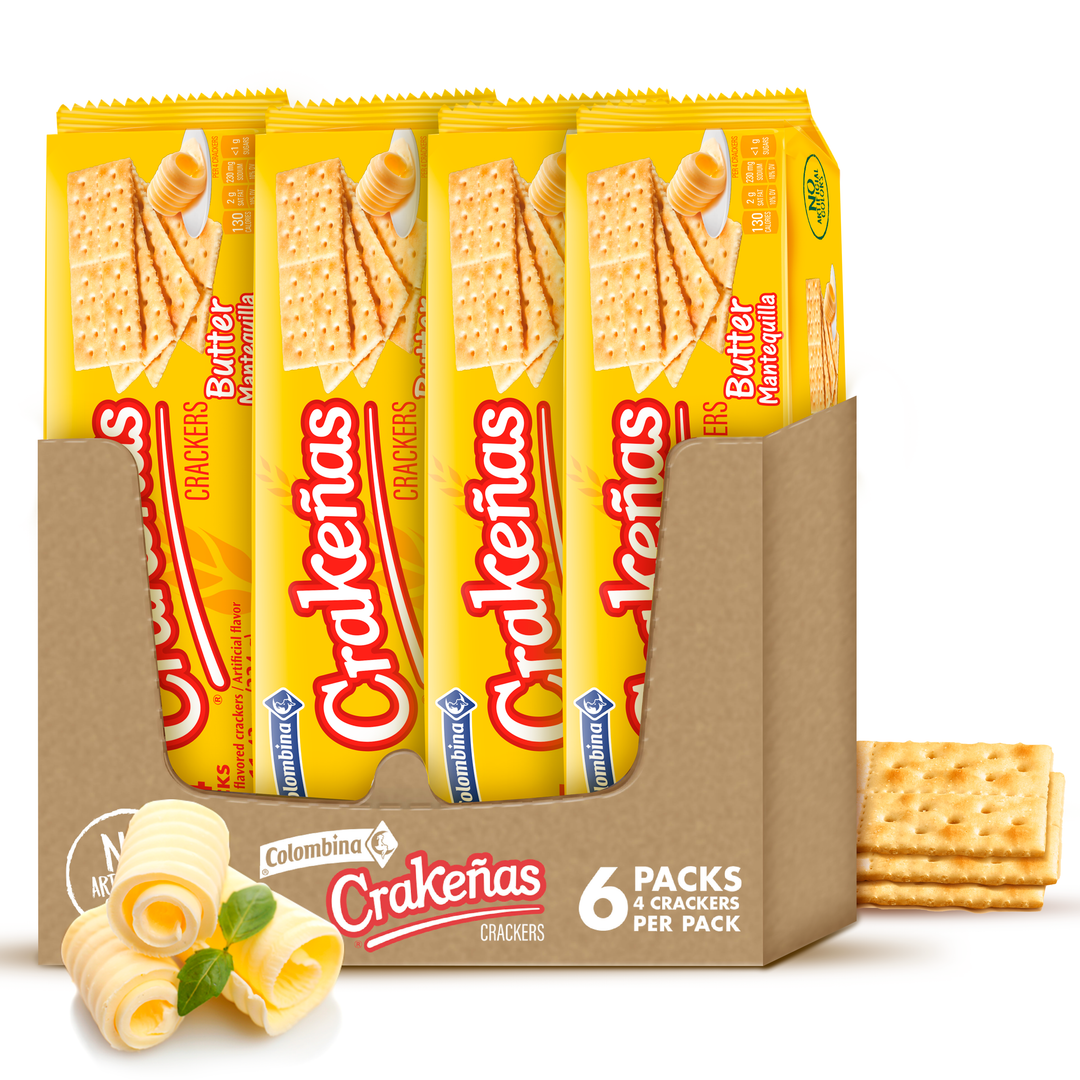 Crakeñas Butter Crackers - Stack 11.4 Oz
