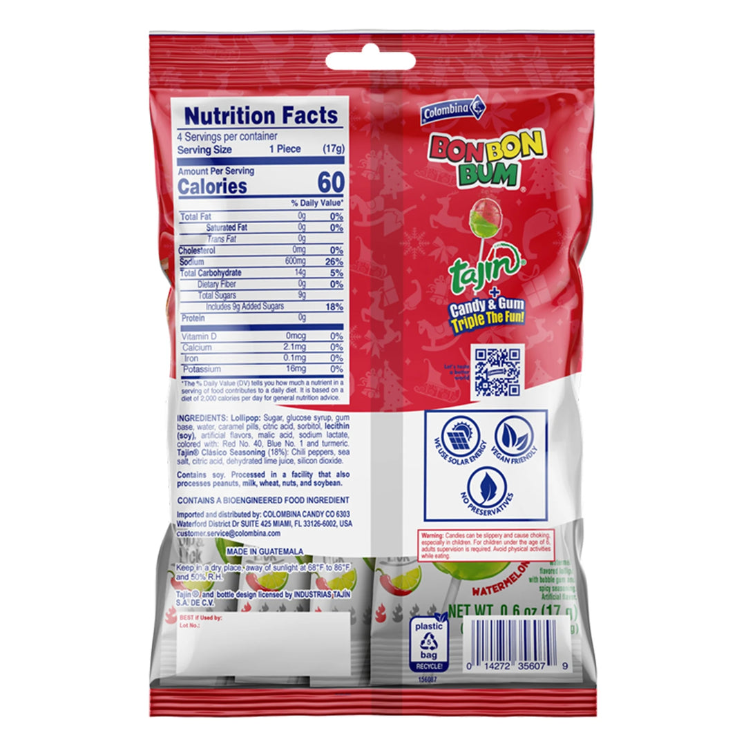 Bon Bon Bum with Tajin Christmas Edition