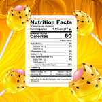 Load image into Gallery viewer, Nutrition facts label for Bon Bon Bum Passion Fruit 24 counts
