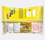 Load image into Gallery viewer, Back view of Passion Fruit Bon Bon Bum Package 24 lollipops, individually wrapped.
