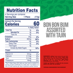 Load image into Gallery viewer, Bon Bon Bum x Tajín Limited Edition Bubble Gum Lollipops 4-Pack |  Passion Fruit &amp; Watermelon Flavors with Chile-Lime Powder
