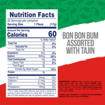 Load image into Gallery viewer, Bon Bon Bum x Tajín Limited Edition Bubble Gum Lollipops - 20 ct bag| Passion Fruit &amp; Watermelon Flavors with Chile-Lime Powder

