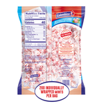Load image into Gallery viewer, Back package view of Jumbo Mint Balls Hard Candy Colombina. 200 individually wrapped. Great for offices, restaurants, events, and everyday use.

