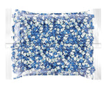 Load image into Gallery viewer, Back package view of Delicate Mint Drops: 2.2 lb bulk bag with 660+ individually wrapped mint hard candies. Great for offices, events, candy bowls, and on-the-go.
