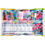 Load image into Gallery viewer, Back view package of Mixin's Sweets 'n' Sour Variety Rules candy,  a 280 count candy variety pack with Bon Bon Bum green apple lollipops, Tiger Pops mouth painters, and fruity chews. 
