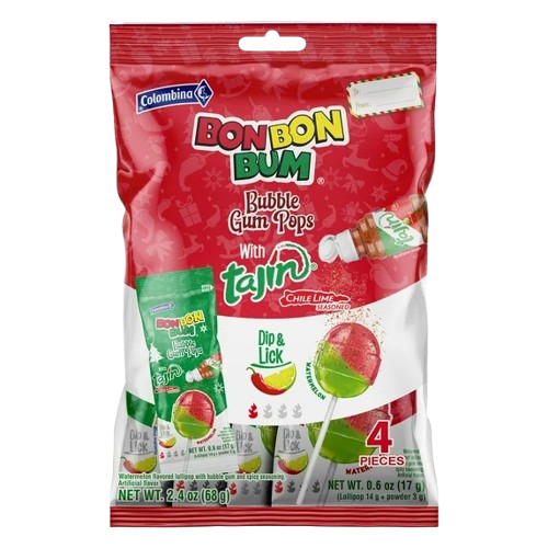 Bon Bon Bum with Tajin Christmas Edition