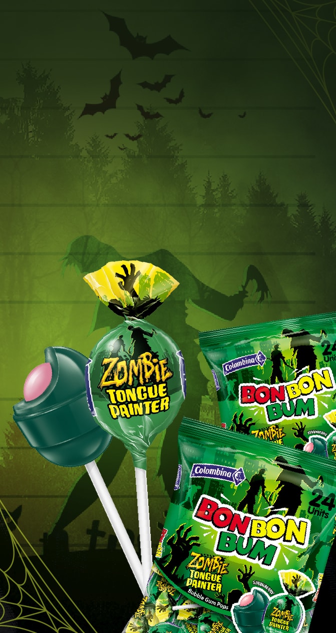 Colombina A New Dimension Of Flavor   Bon Bon Bum Zombie Banner Mobile 