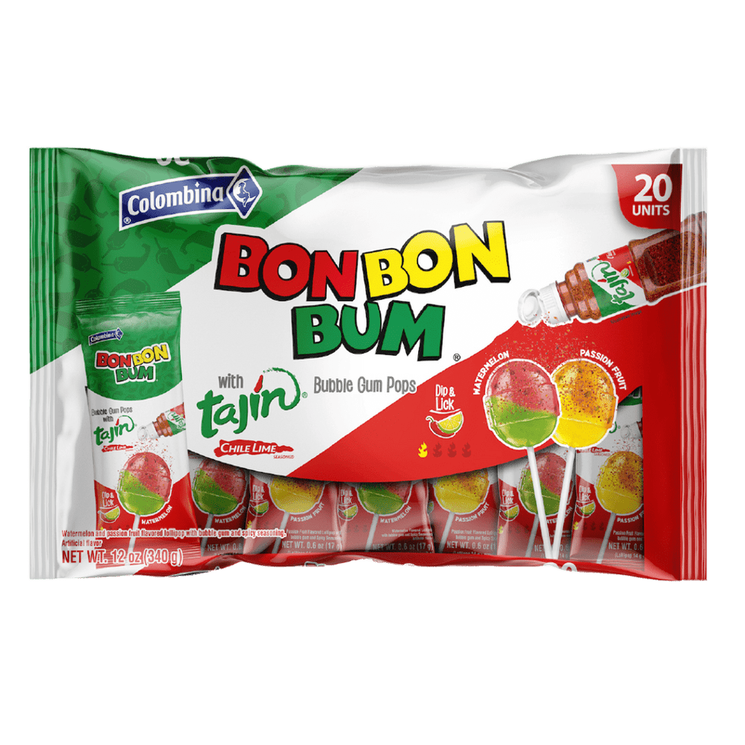 Colombina Bon Bon Bum x Tajín Lollipops — product image