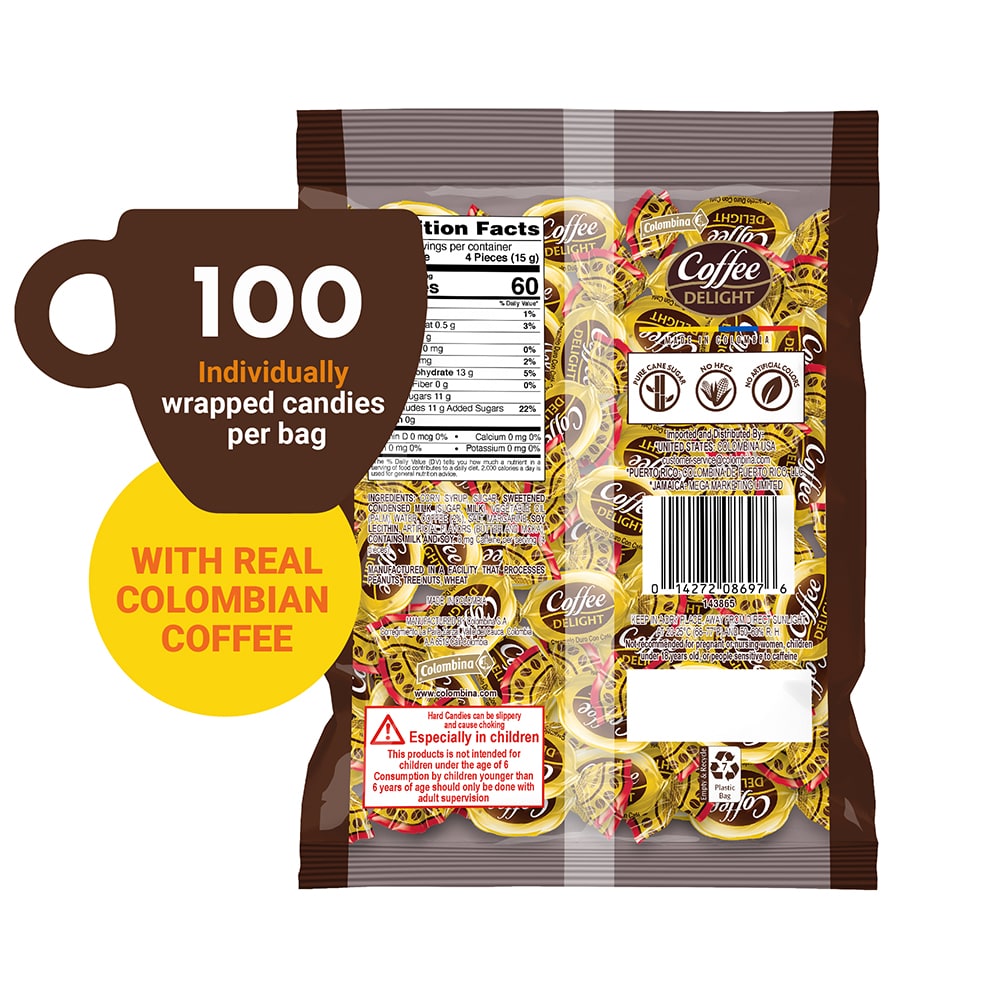 Coffee Delight Hard Candy x 100