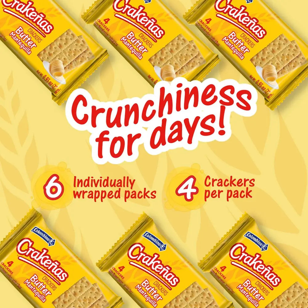 Crakeñas Butter Crackers by Colombina, product detail view