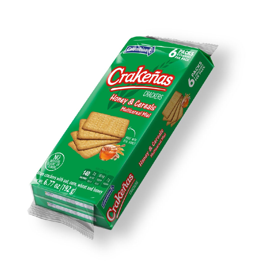Crakeñas Multigrain and Honey Crackers