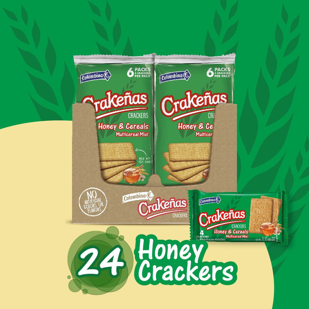 Crakeñas Multigrain and Honey Crackers