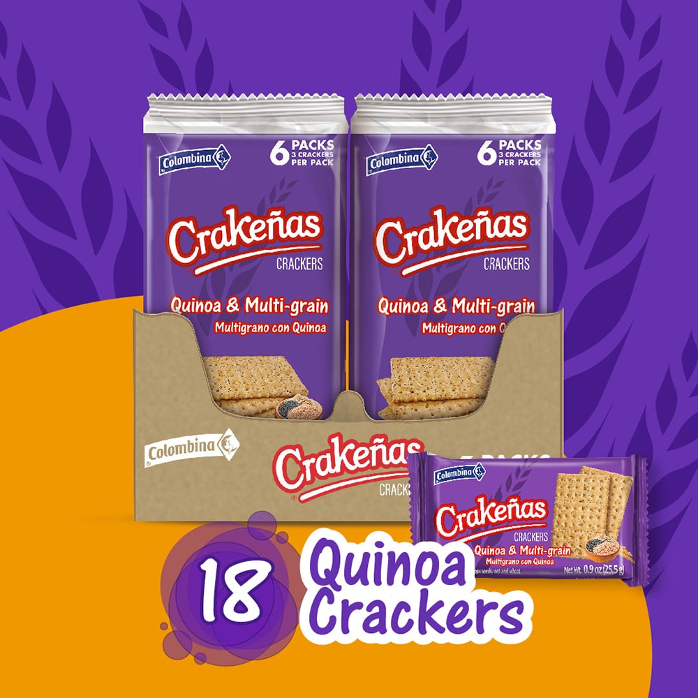 Crakeñas Quinoa Multigrain Crackers