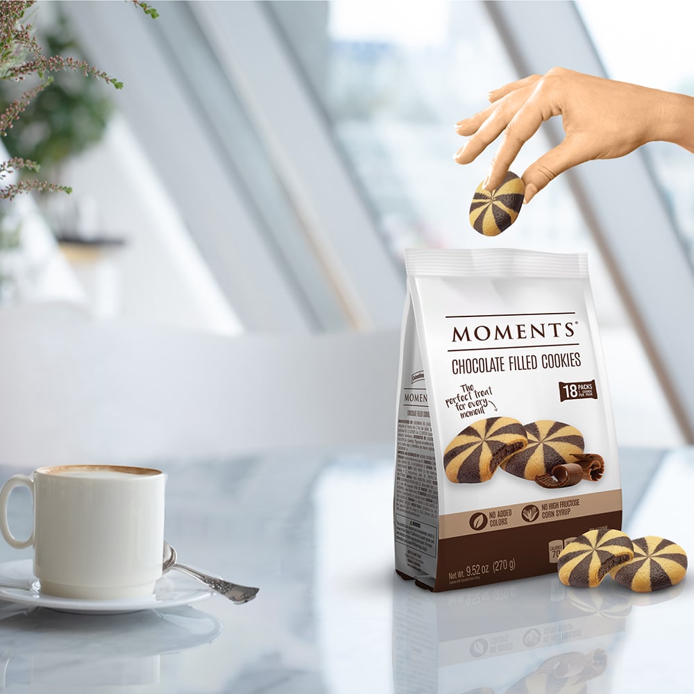 Moments Chocolate Filled Cookies