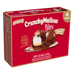 Load image into Gallery viewer, Front package view of Chocomallow Cookie Bites 6 Ct. Crispy cookie base, soft marshmallow center, milk chocolate coating. 6 individually wrapped pieces. A Colombina treat for gifting, sharing, or whenever.
