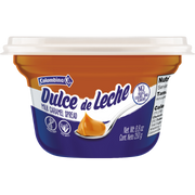 Front view package of Dulce de Leche Milk Caramel Spread in an 8.8 oz jar. 