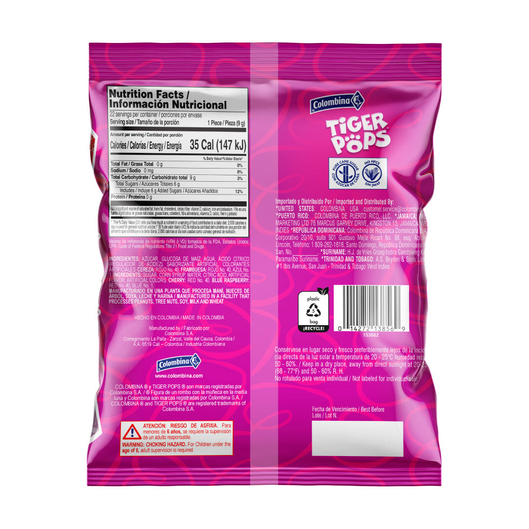 Very Berry Tiger Pops