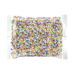 Load image into Gallery viewer, Back package view of Delicate Fruit Drops Assorted Hard Candy 2.2 lb. Individually wrapped. 
