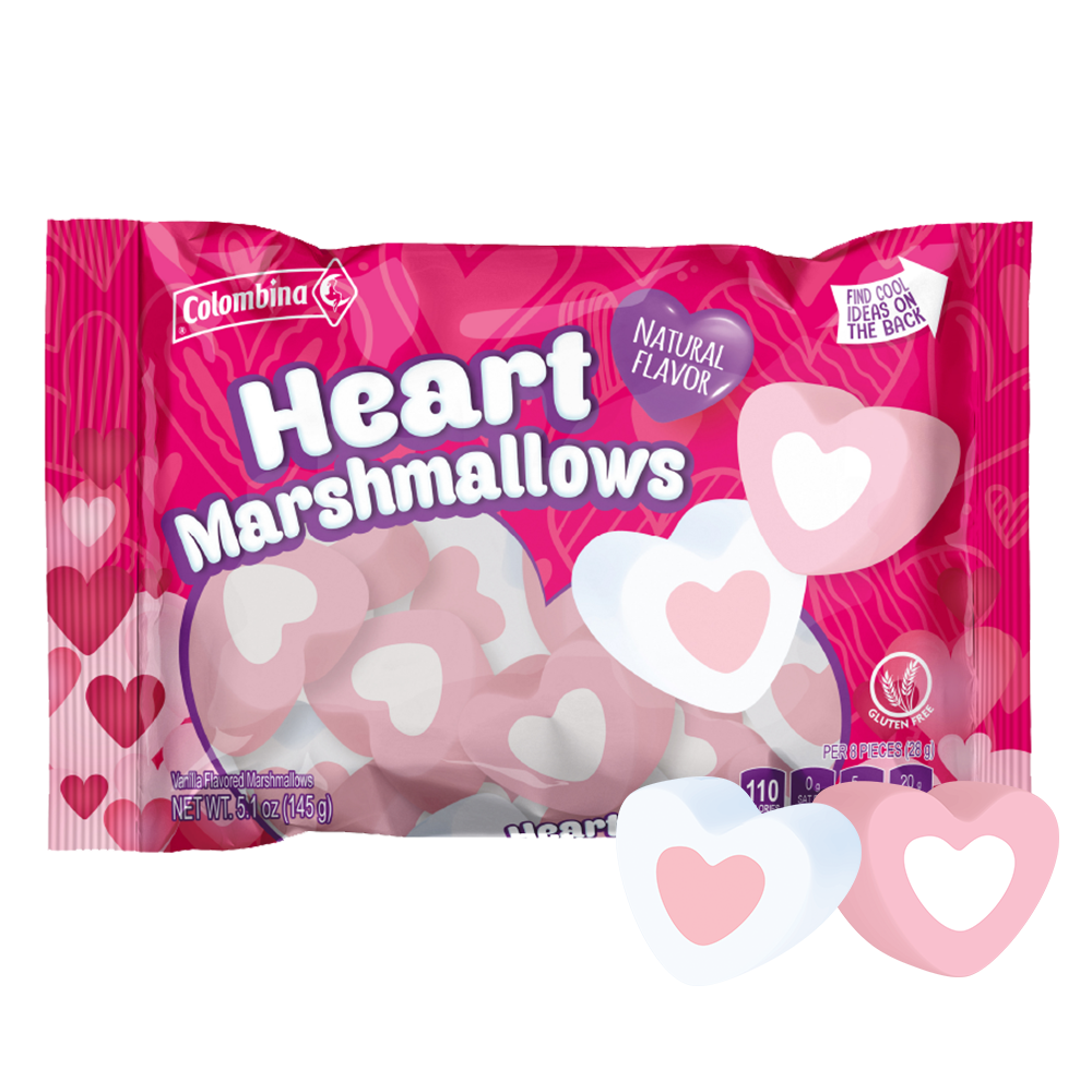 Heart Marshmallows 5.1 oz - Case Pack (Box of 22)