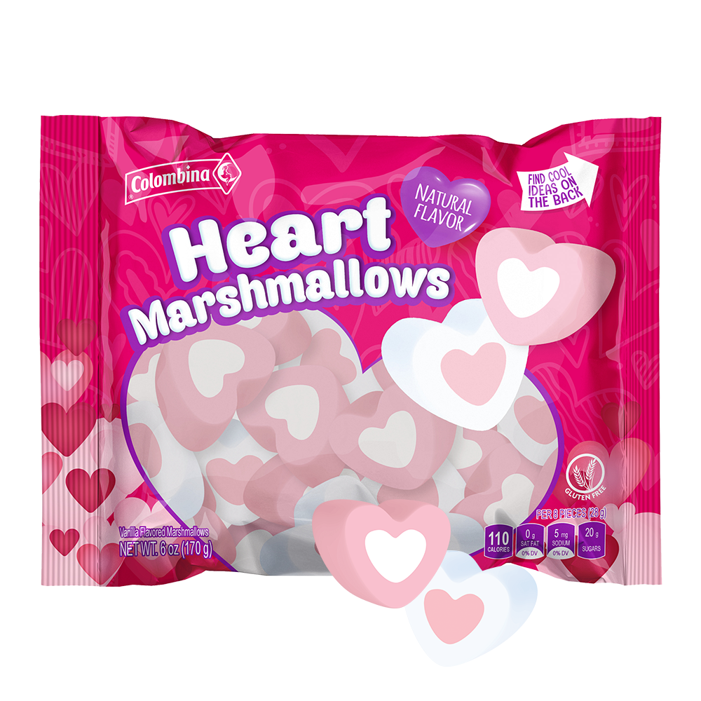Heart Marshmallows 6.0 oz - Case Pack (Box of 12)