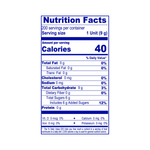 Load image into Gallery viewer, Nutriction facts label and ingredientes of Jumbo Mint Balls Hard Candy Colombina. 200 individually wrapped. Great for offices, restaurants, events, and everyday use.
