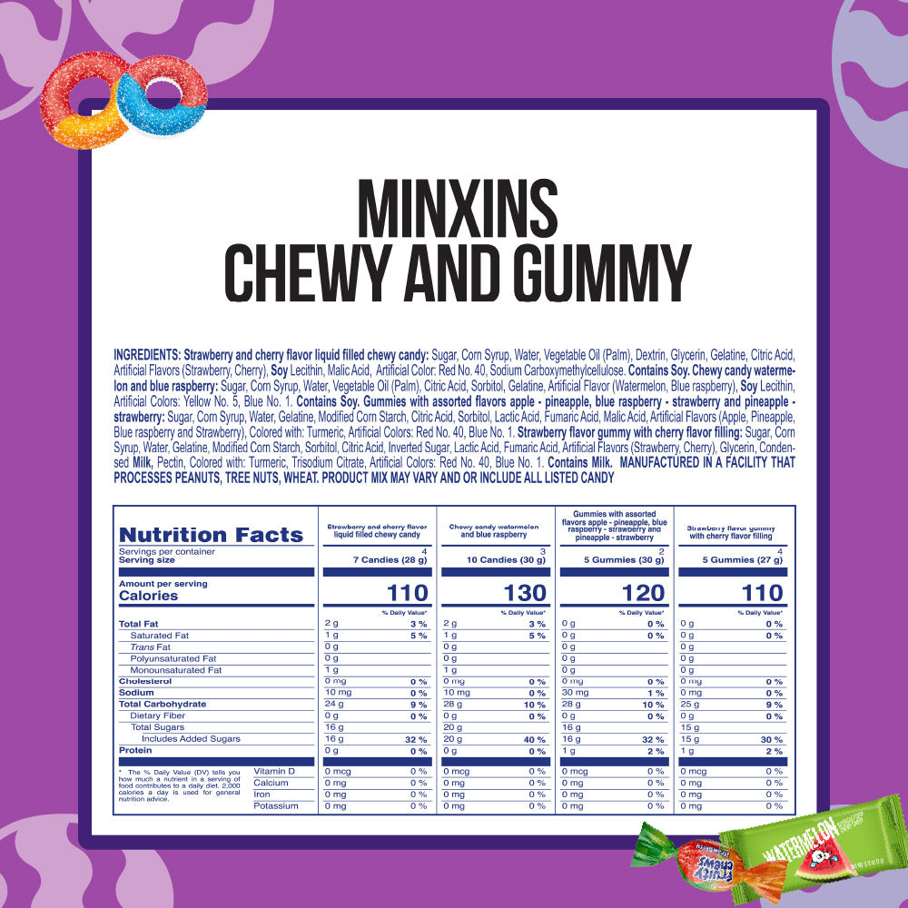 Mixins - Variety Pack of Chewy Candies and Gummies