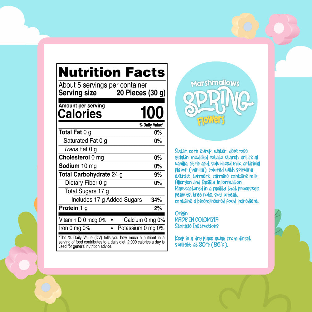 Spring Flower Marshmallows