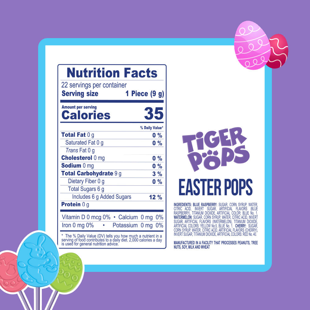 Tiger Pops - Easter Lollipops