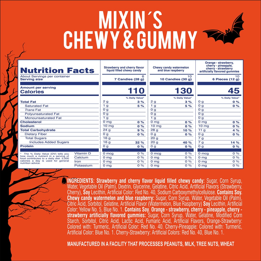 Mixins Chewy & Gummy - Halloween