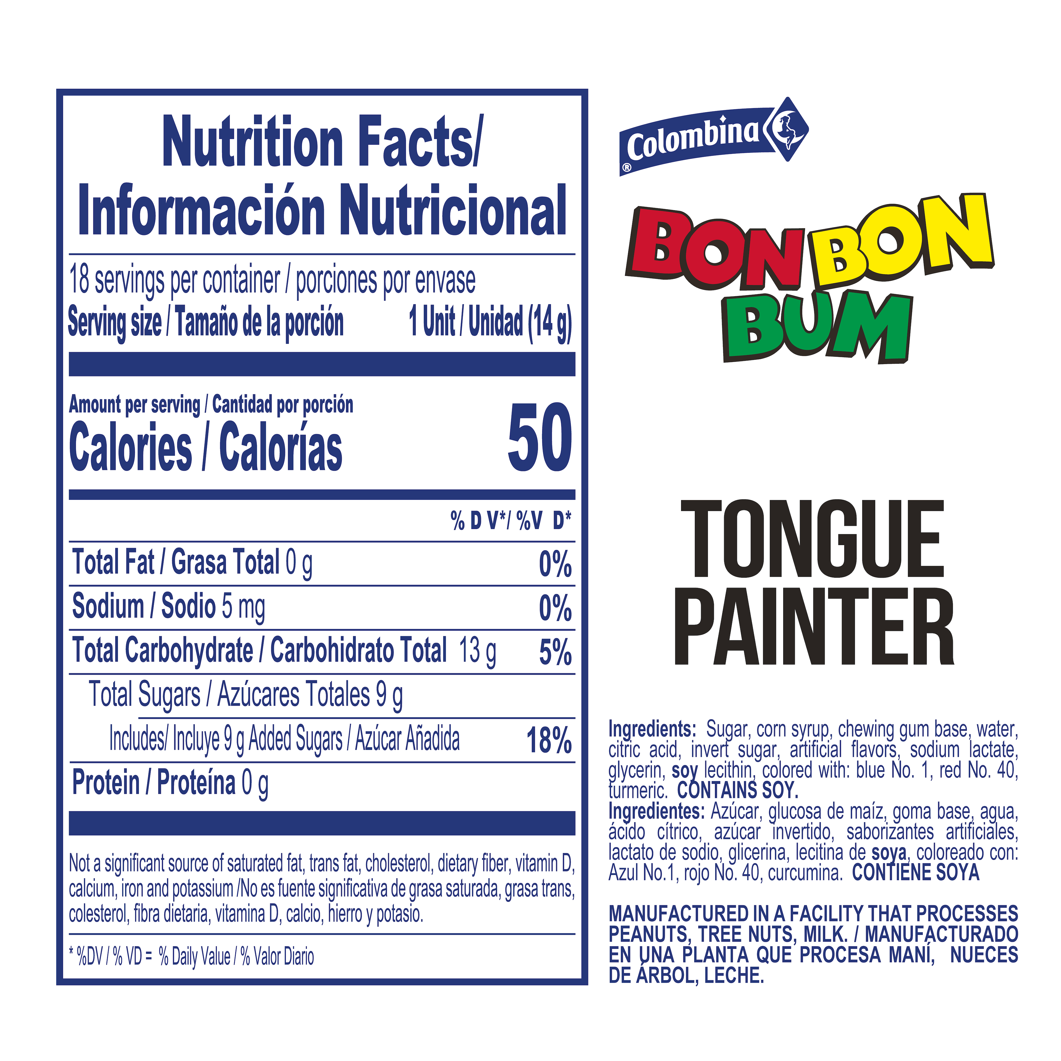 Bon Bon Bum Tongue Painter Lollipops