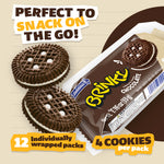 Load image into Gallery viewer, Crispy chocolate sandwich cookies with smooth chocolate cream. Includes 12 individually wrapped packs. Made by Colombina.
