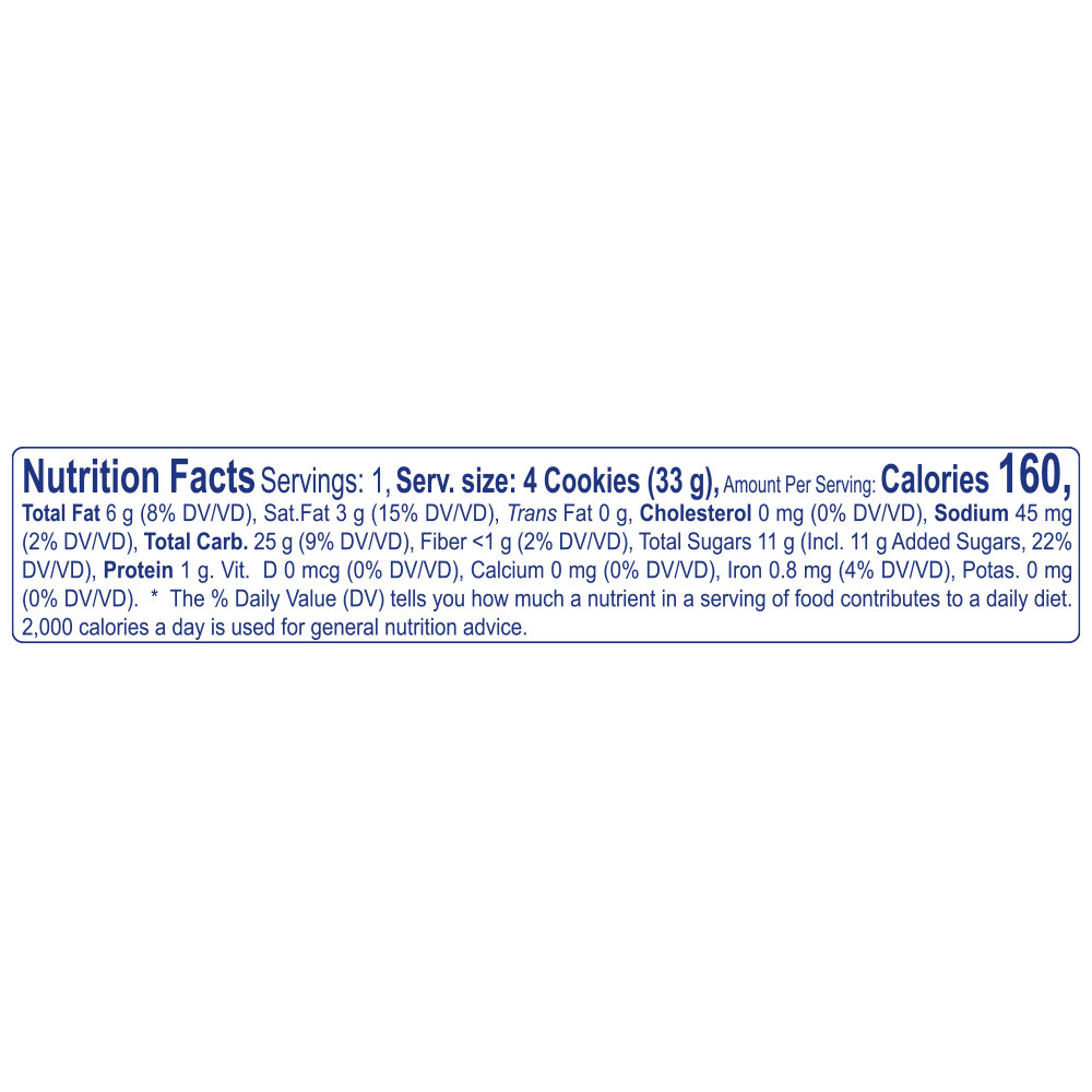 Nutrition facts and ingredients of Brinky Strawberry sandwich cookies 13.97 oz. Includes 12 individually wrapped packs. Made by Colombina. 