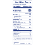Load image into Gallery viewer, Nutrition facts and ingredients of Brinky Chocolate sandwich cookies 13.97 oz. Includes 12 individually wrapped packs. Made by Colombina. 
