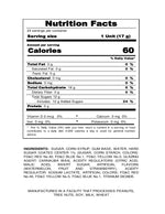 Load image into Gallery viewer, Nutrition facts label for Watermelon Bon Bon Bum with detailed information on calories, nutrients, and ingredients.
