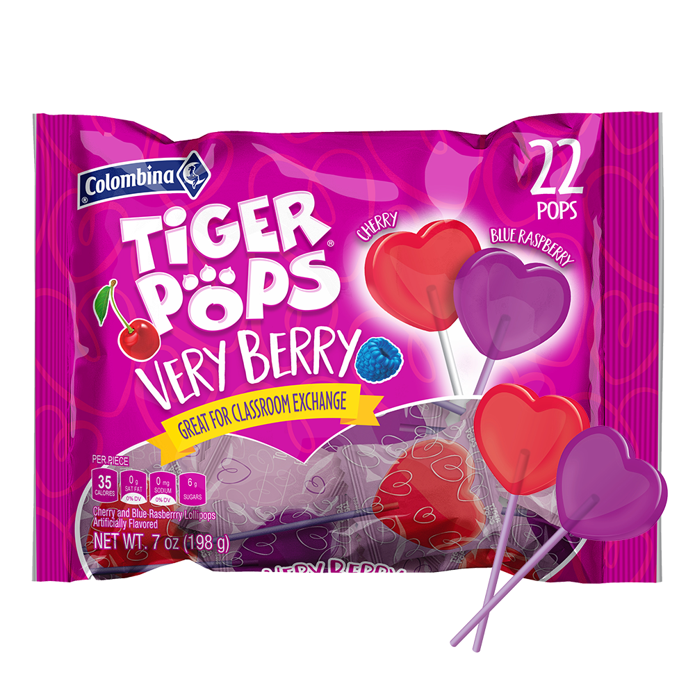 Tiger Pops Very Berry - Case Pack (Box of 24)